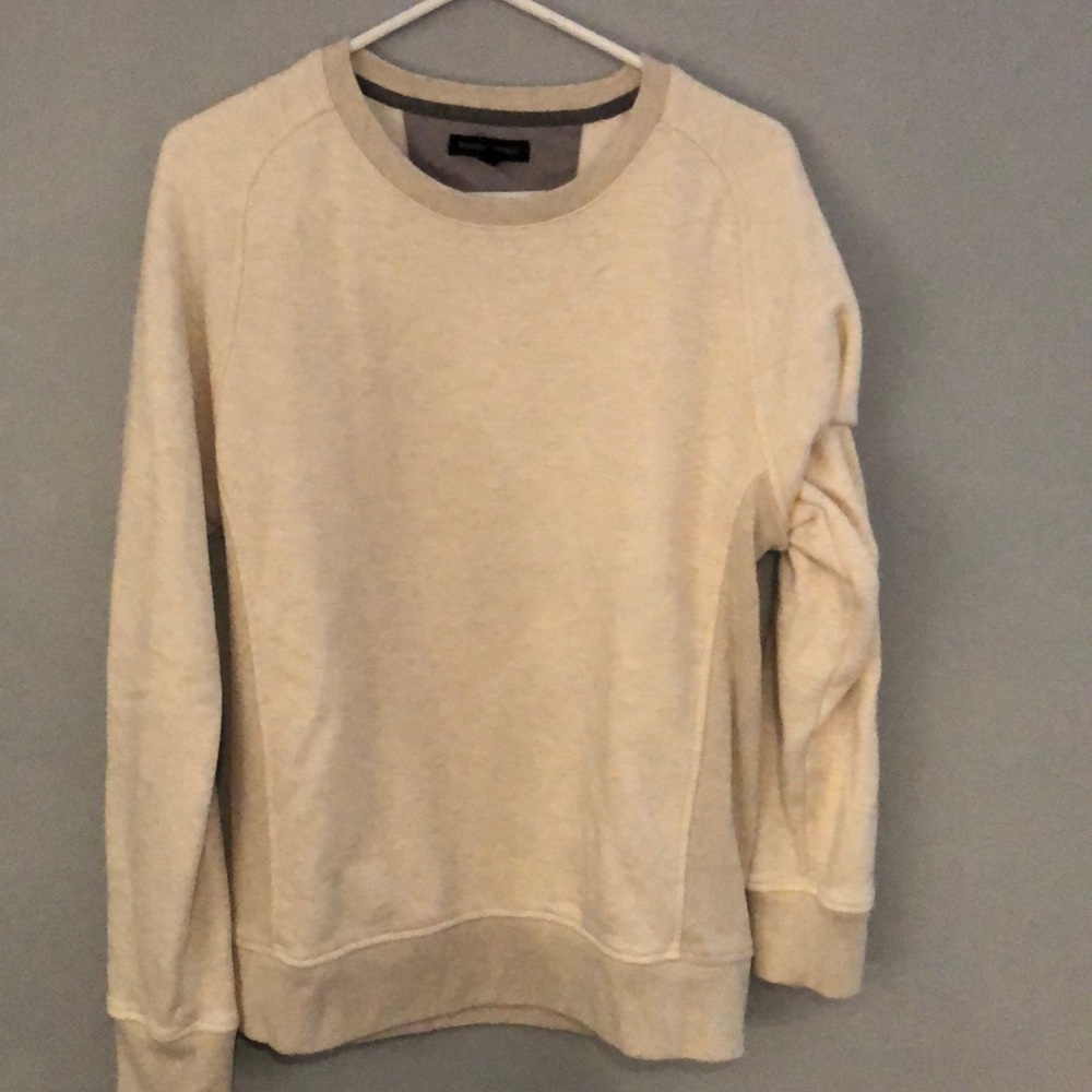 Mens cream banana republic sweater, never worn